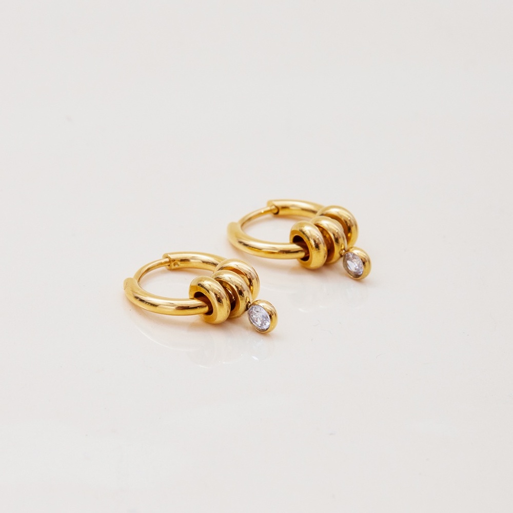 18K Gold hoops I Everyday Earrings